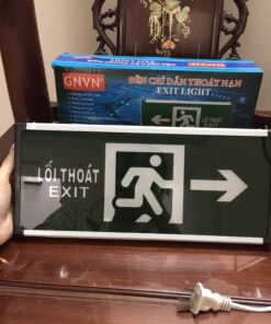 Đèn exit thoát hiểm Trung Quốc 1 mặt