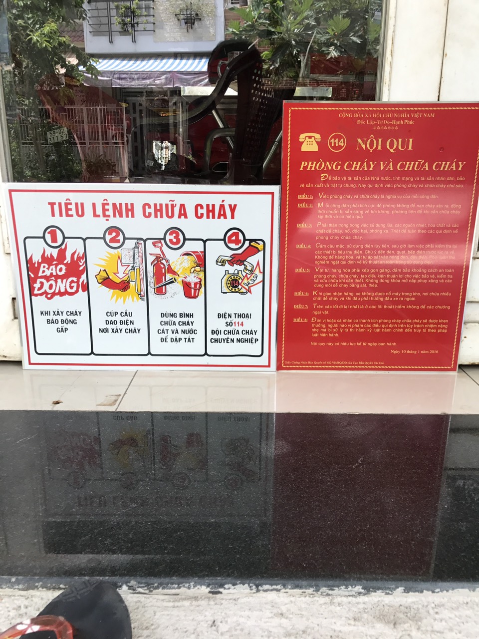 TIÊU LỆNH NỘI QUY PCCC