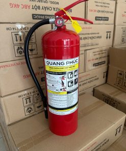 Bình Chữa Cháy Bột 4kg ABC Quang Phúc Việt Nam ( Có Tem Lưu Thông Bộ Công An )